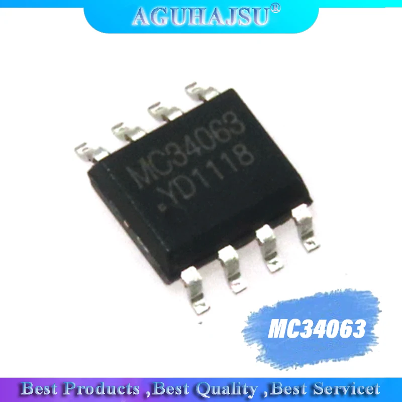 10 шт./лот MC34063 34063 MC34063AD SOP8 IC, лучшее качество