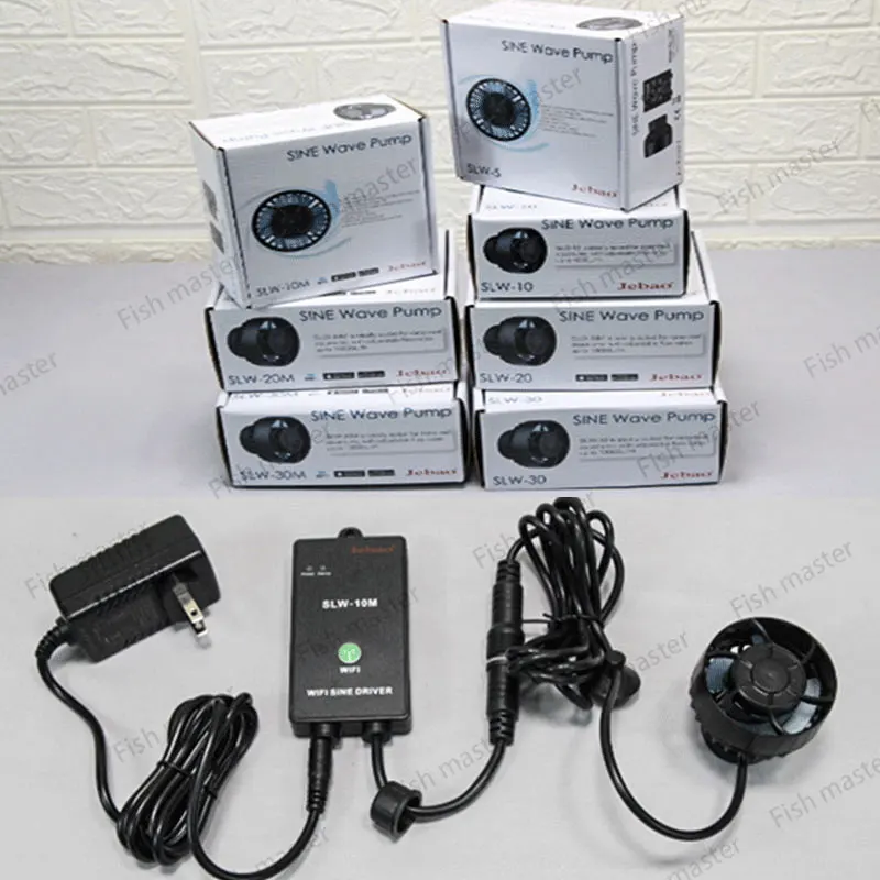 Jebao/Jecod 110 ~ 240V RW 4 8 15 20 Коралл цилиндр насоса. Аквариум волна машина для аквариума