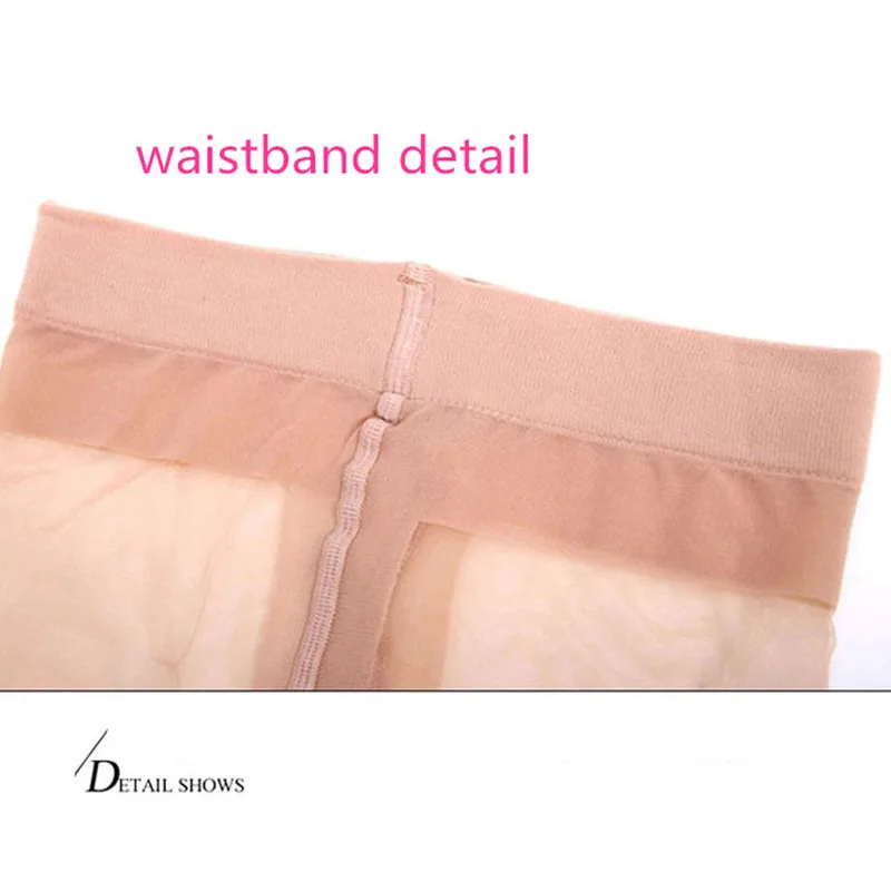 10 Pcs/Lot Lady's Classical 20D Low Waist T Panty Tights Women 20D Silky Nylon Pantyhose with Low Waist T Panty