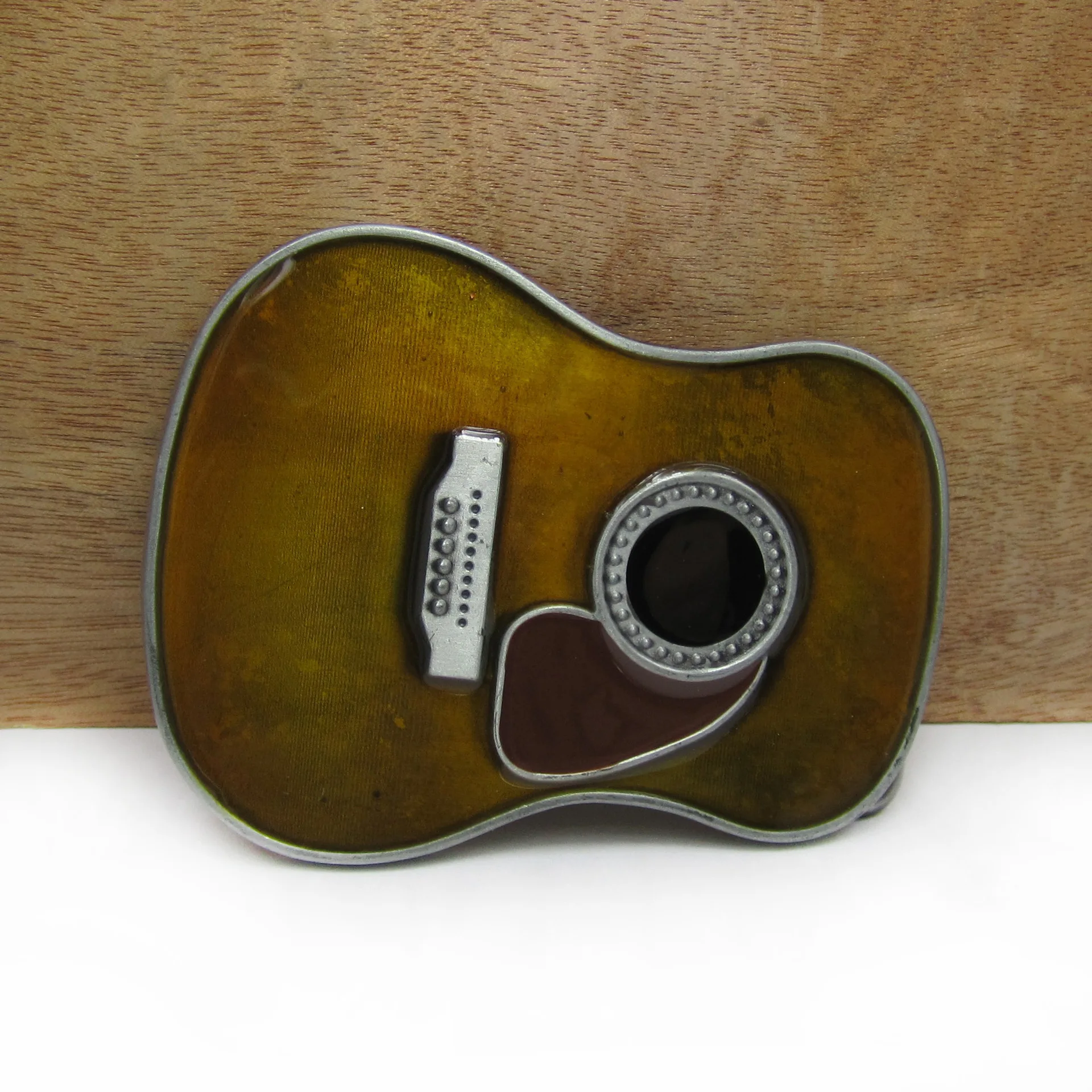 

Tinned Metal Guitar Music Belt Buckle Retro Casual Western Cowboy Belt Buckle