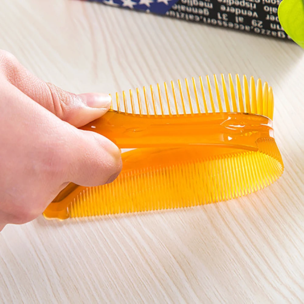 1 шт. Антистатическая широкая зубчатая расческа для волос с пластиковой ручкой