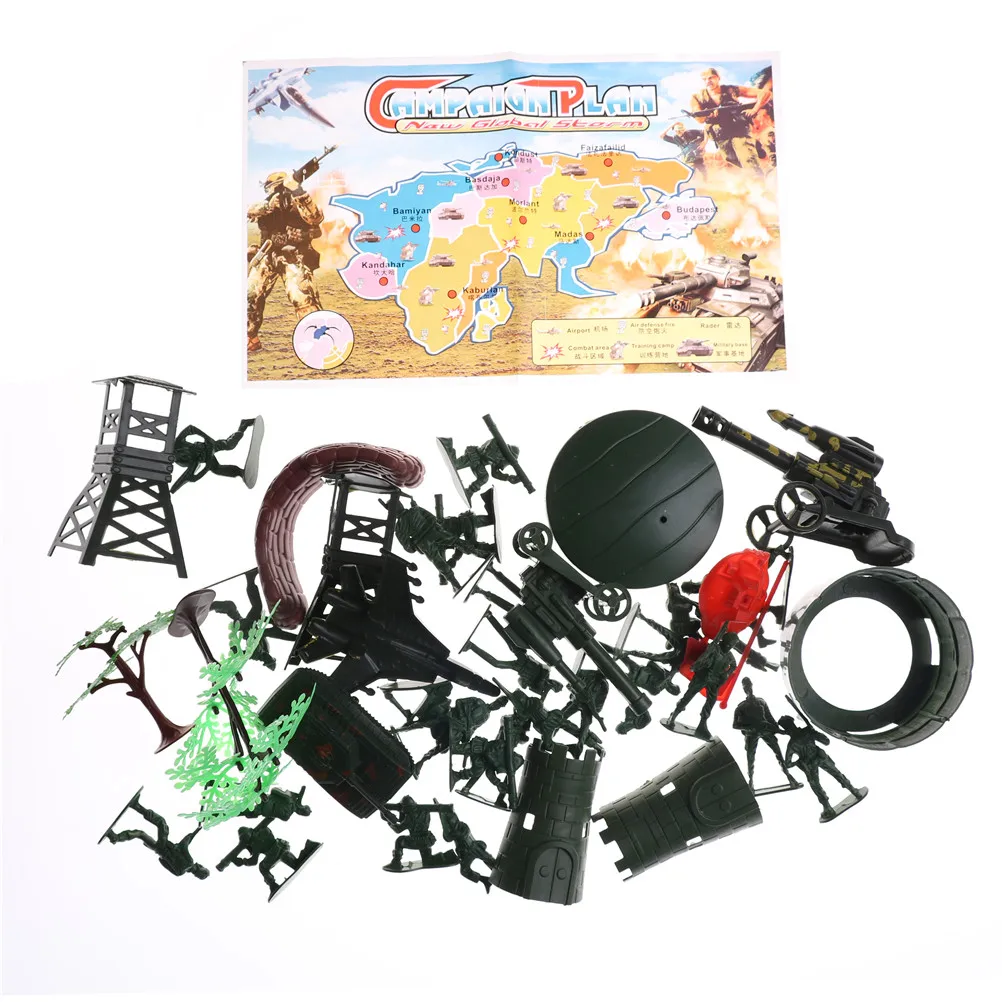 Пластиковая модель игровой набор игрушечные солдаты фигурки 5 см армия мужские