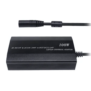 100w universal 5v 1224v acdc power charger for car and home indoor laptop adapter computer with usb port free global shipping