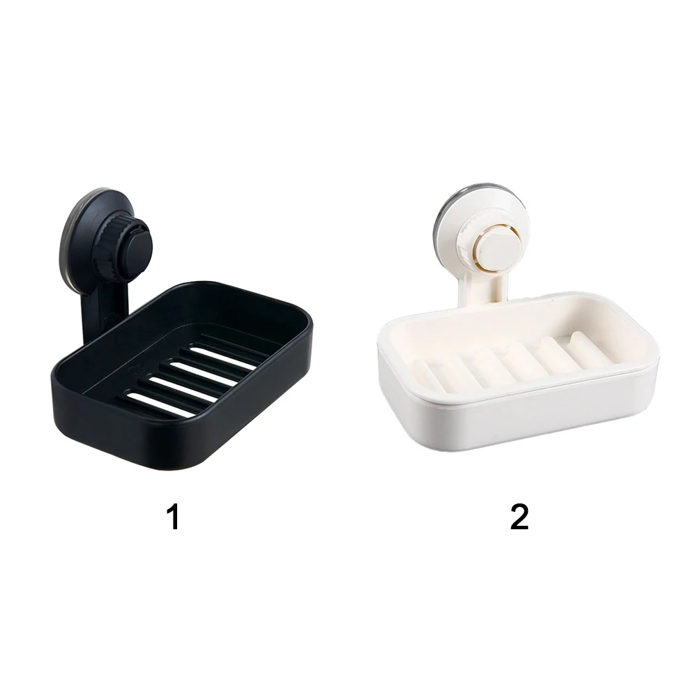 

Drain Rack Wall Mount ABS Holder Detachable Groove Suction Cup Bathroom Supplies Space Saving