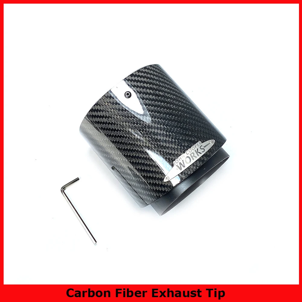 

1 шт. высококачественный углеродный глушитель выхлопной трубы для MINI Cooper S R55 R56 R57 R58 R59 R60 R61 F54 F56 F57 F60 JCW Глушитель Трубы