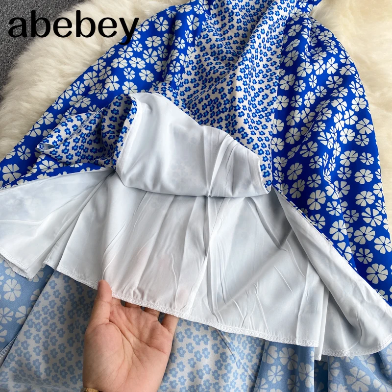 

Women Floral Strap Dress Sexy Sleeveless V Neck Backless A-line Dresses Summer Boho Off Shoulder Split Beach Sundress