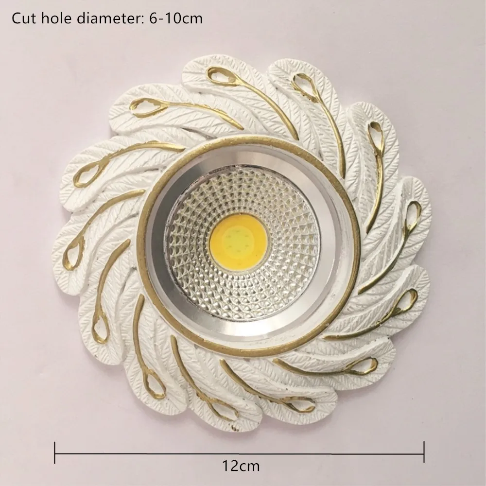 

Retro Ceiling Light Recessed 3W LED AC90-260V Resin Material Ceiling Lighting for Living room Bedroom Kitchen 3000K/5000K Type F