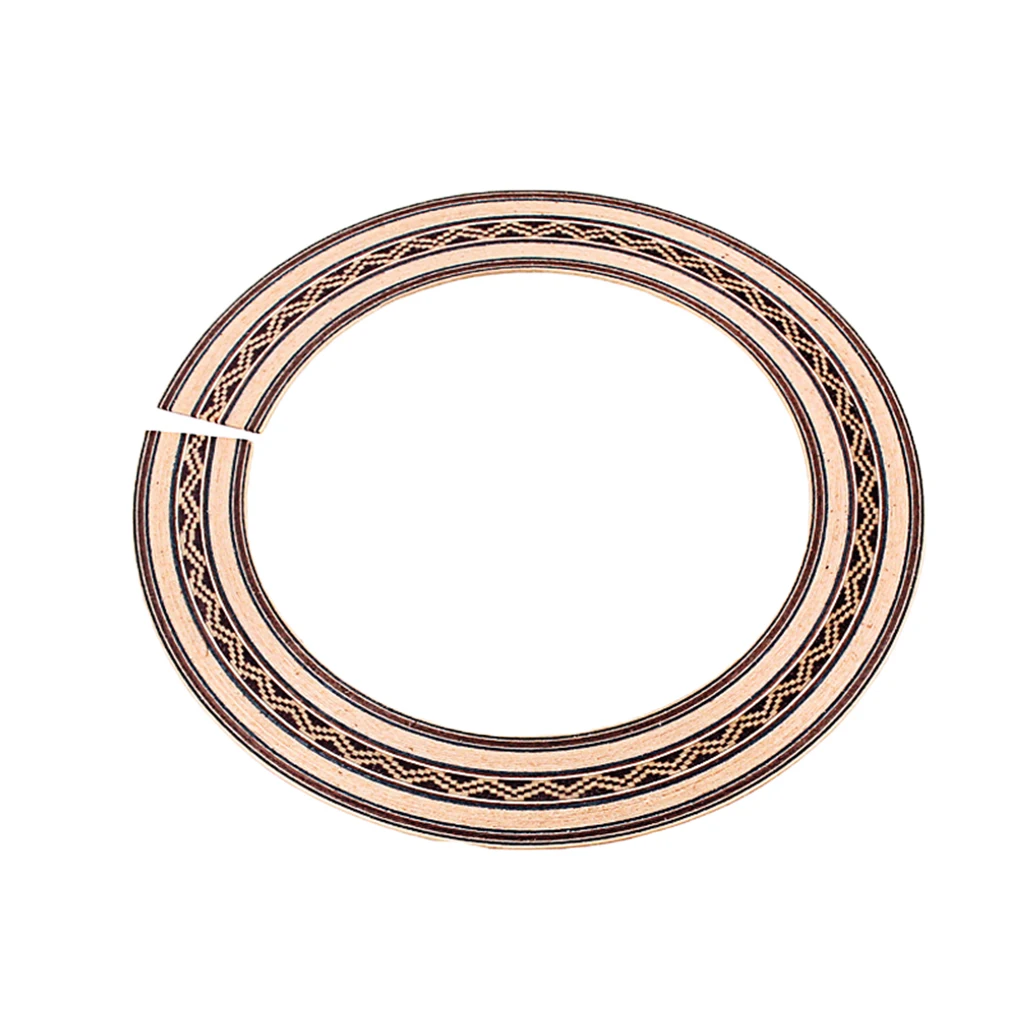 90 мм Классическая гитара Круг звук наклейка с отверстием деревянная Soundhole для