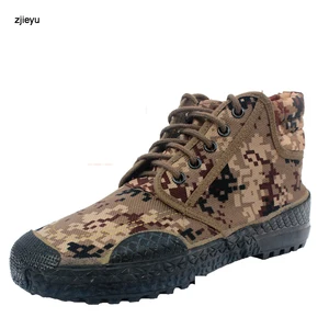 Ботинки мужские камуфляжные, мягкая резиновая подошва, Армейские Ботинки, Ботильоны, обувь для путешествий, осень