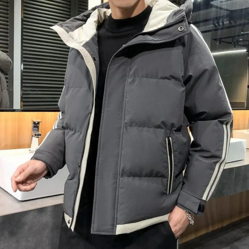 Men Warm Thick Windproof Jacket Men Multi-Pocket Hooded Coat Men's Fashion Waterproof Outwear Brand Winter Parkas M-4XL