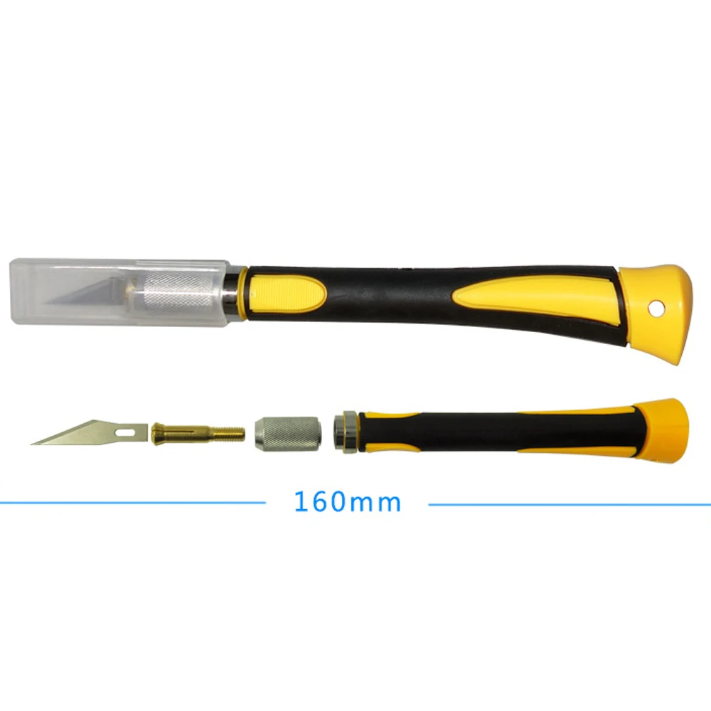 

1 Knives with 14 Blade Replacement Surgical Scalpel Paper Cut PCB Repair Phone Repair PCB Repair Engraving Knife Set