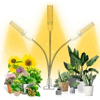 led grow light full spectrum flexible clip phyto lamps usb 45w 60w tri head gooseneck growing lamp for indoor plants seedlings