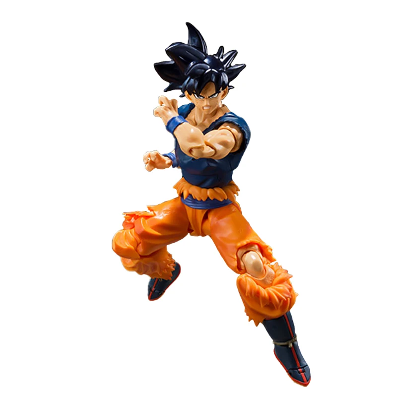 

Dragon Ball Z Action Anime Figure Bandai Sun Goku Ultra Instinct Sign Original Model Pvc Collection Toys for Kids