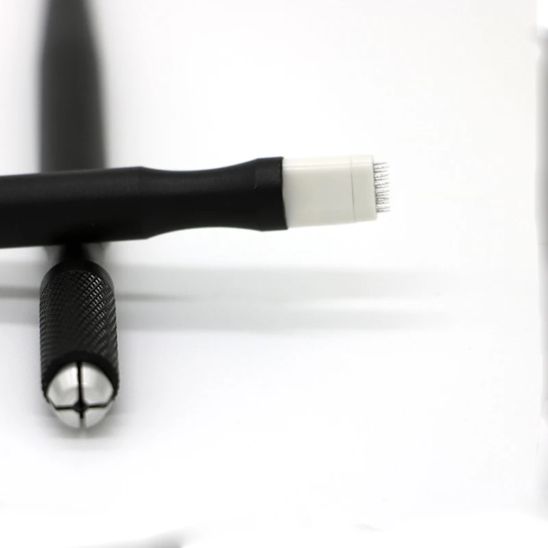 25 шт. круглый гибкий Игольный замок-шпилька ручной Перманентный макияж вышитый