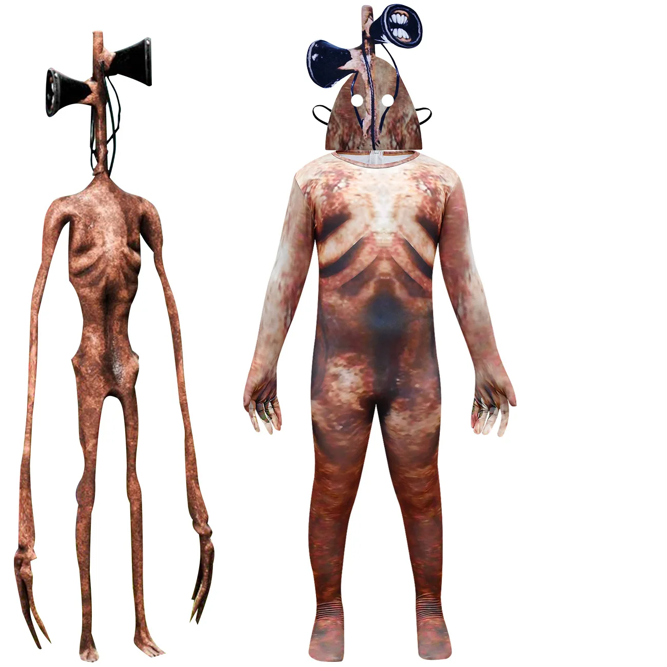 Детский костюм на Хэллоуин с головой сирены для косплея маской мальчиков и