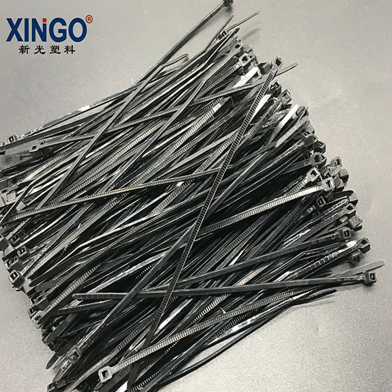 

Xingo 150mm Self-locking Nylon Cable Ties 100pcs color Plastic Zip Tie 18 lbs UL RoHS SGS Approved Loop Wrap BundleTies