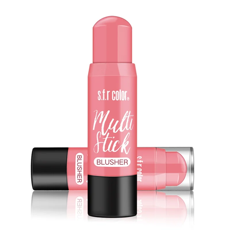 Уход за кожей лица Румяна стик Блестящий бронзер крем щека Косметика ярче уход
