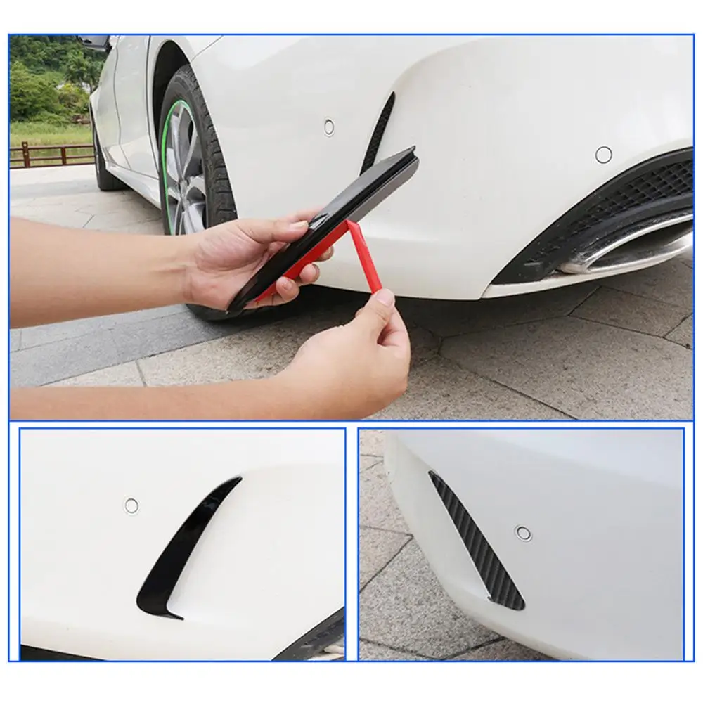 Rear Bumper Spoiler Universal Punch-free Air Vent For Benz W205/C200L/C180L/C260L Tuning Car Accessories | Автомобили и мотоциклы