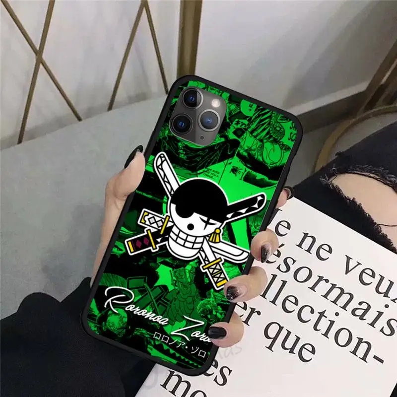 

one piece zoro luffy anime Phone Case For iphone 8 11 12 Redmi note 8 9 s huawei p 30 pro lite plus cover shell funda