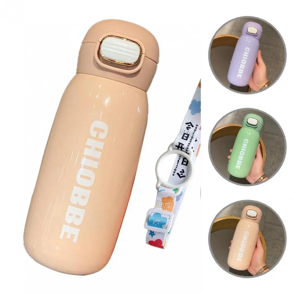 

with Bottle Rope Stainless Steel Stainless Steel Direct Drinking Bottle for Kindergarten