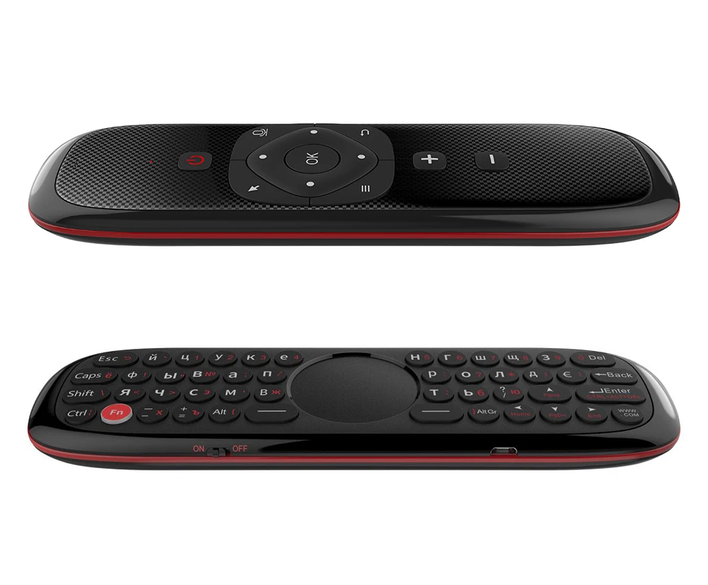 W2 Fly Air mouse голосовой пульт дистанционного управления микрофон 2,4G Беспроводная мини клавиатура гироскоп для Smart Android tv box Projecter pk mx3