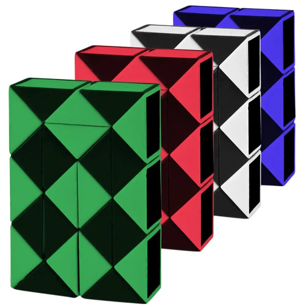

Mini Snake Speed Cubes Twist Puzzle Toys for Kids Antistress Fillers Party Favours Colorful Early Educational Toy Dropshipping