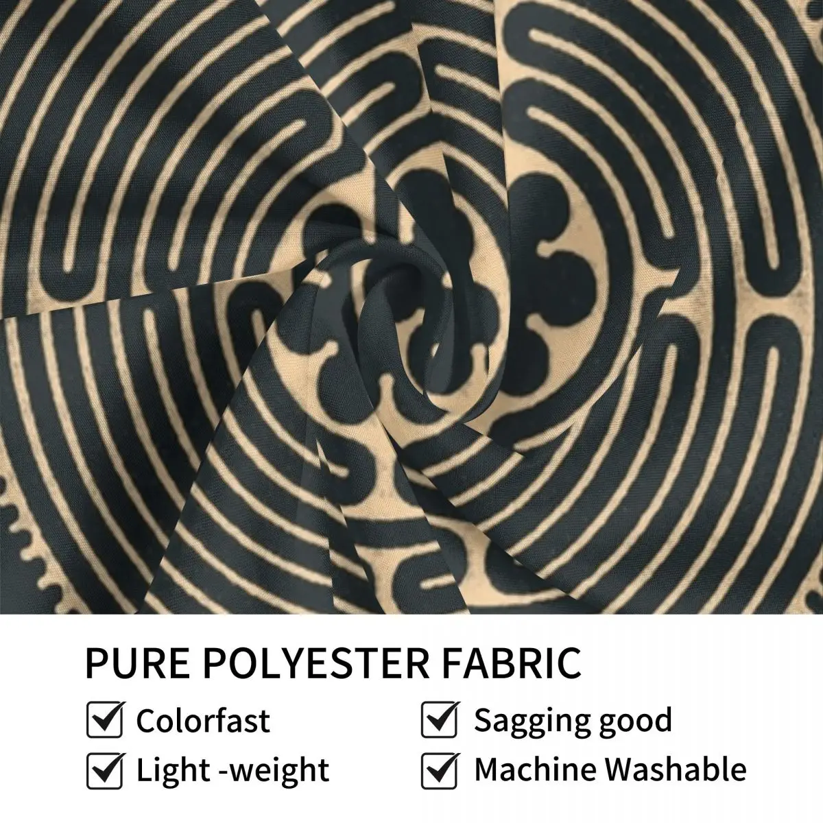 Гобелен с изображением лабиринта и колеса Таро богемный Настенный декор мандалы