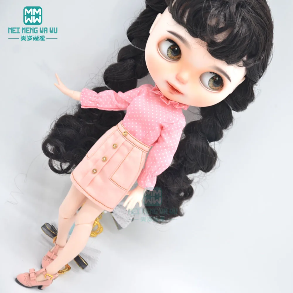Модная Одежда для кукол Blyth водолазка мини-юбка одежда OB23 OB24 аксессуары 1/6 2020 |