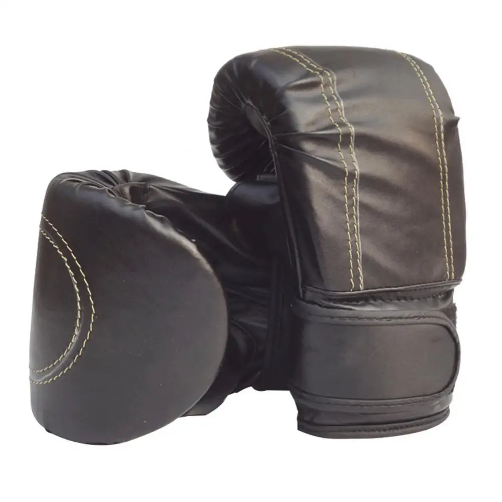

Faux Leather MMA Boxing Muay Thai Sandbag Fight Combat Training Fist Gloves