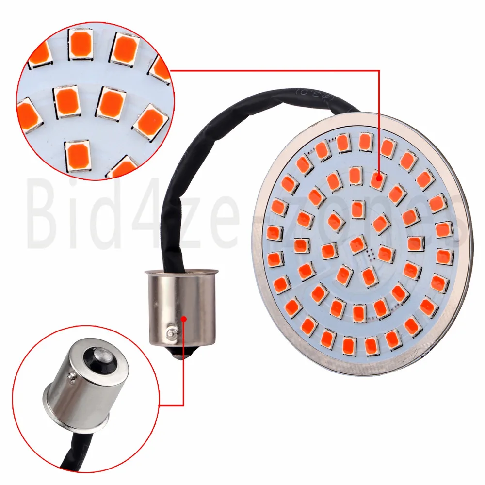 Светодиодный Пуля указатель поворота светильник 1156 вставками для Harley Sportster Touring