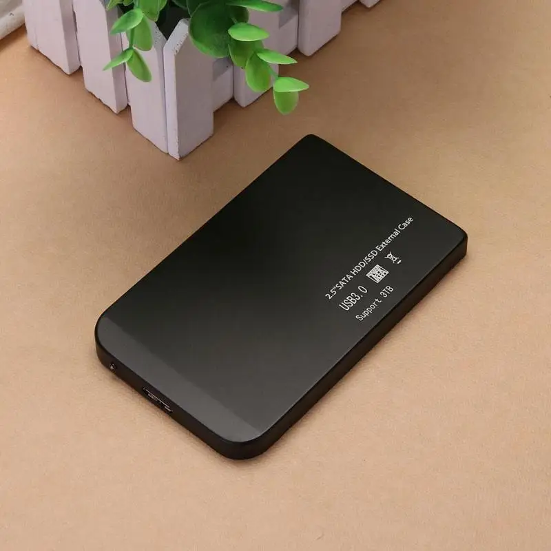 VKTECH алюминиевый сплав 2," USB 3,0 на SATA внешний жесткий диск Корпус HDD чехол 5 Гбит/с HDD корпус высокоскоростной SSD коробка