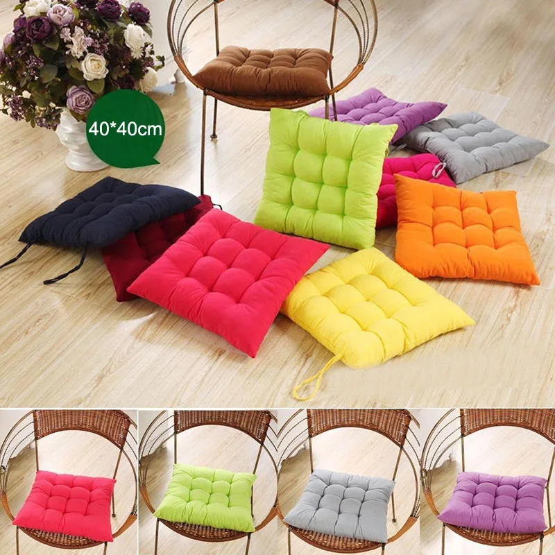 40x40 см Площадь полиэстер диван подушка на стул сидение однотонные Цвет