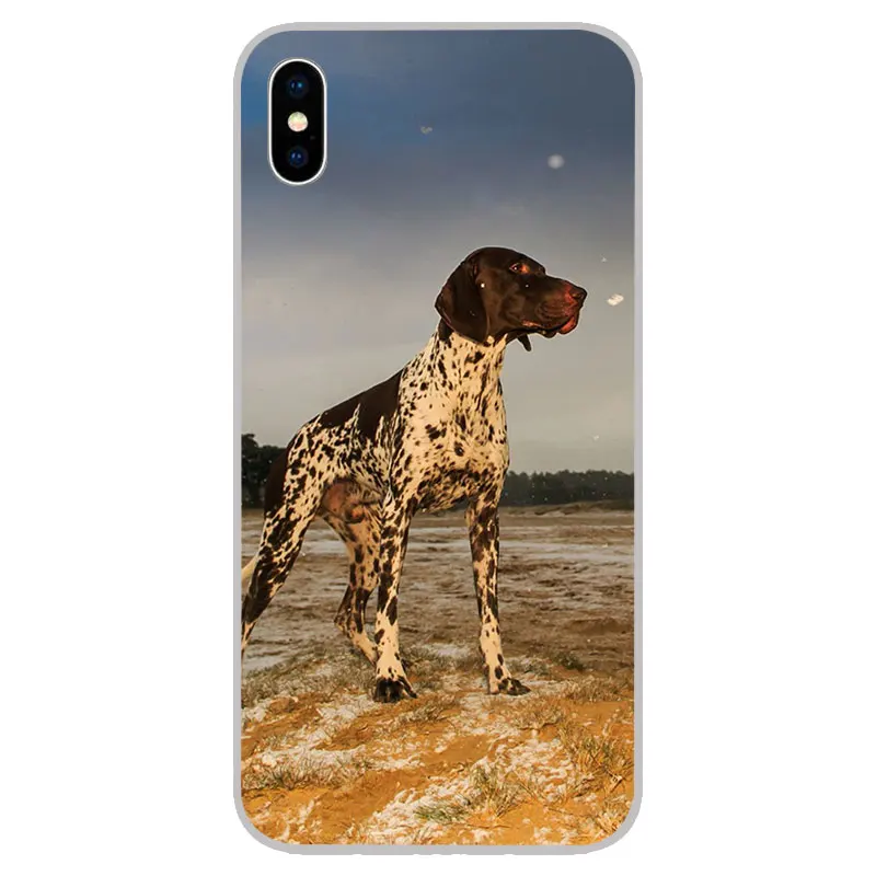 Pointer собачий силиконовый мягкий ТПУ чехол для iPhone 11 Pro XS Max X XR 8 7 6S Plus 5s SE 4S |