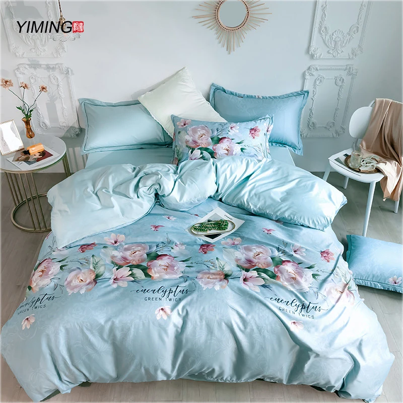 Украшение для спальни из четырех предметов шелковое высококачественное