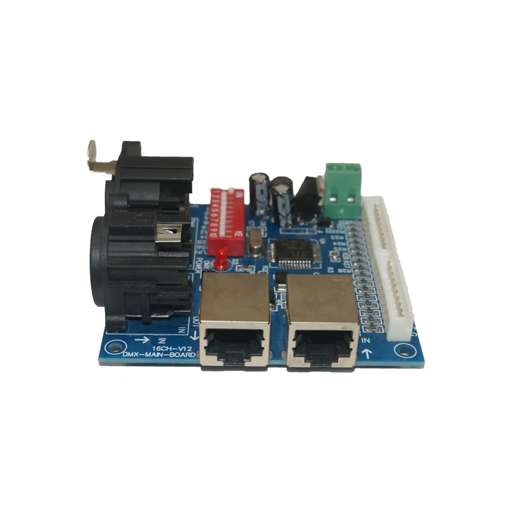 Оптовая продажа 16-канальный релейный переключатель контроллер dmx512 выход