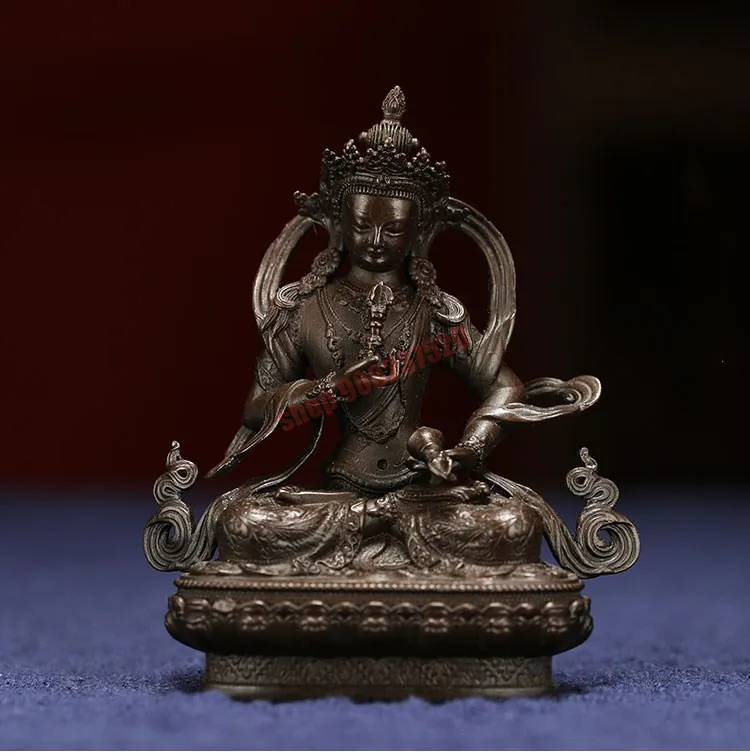Чистая медь Vajrasana статуя Будды Бодхисаттва тибетская тантрическая буддизм