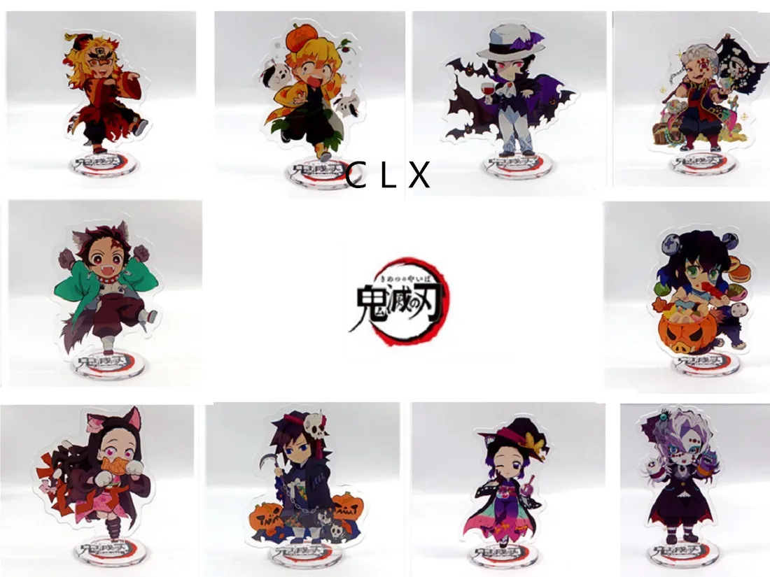 

Hot Anime Demon Slayer Kimetsu No Yaiba Kamado Tanjirou Nezuko Kanawo Zenitsu Inosuke Giyuu Acrylic Stand Figure Model Gift Toys