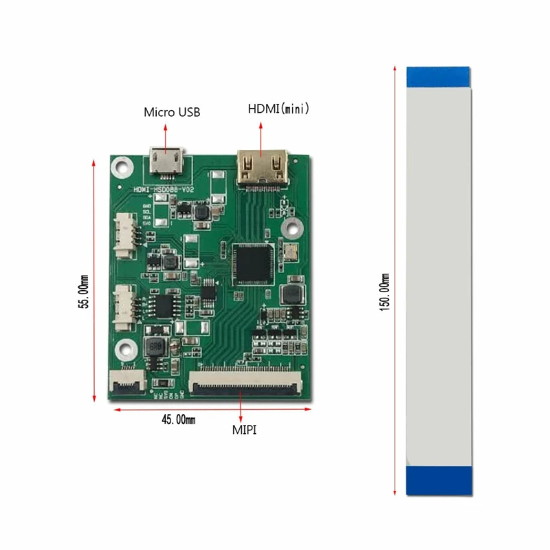 10 1-дюймовый IPS-экран 8 × 480 LCD-дисплей MIPI HDMI USB плата драйвера монитор игровой ПК |