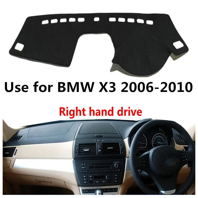 Нескользящий коврик чехол для приборной панели BMW X3 2006 2010 E83 RHD Sun Shake удобные