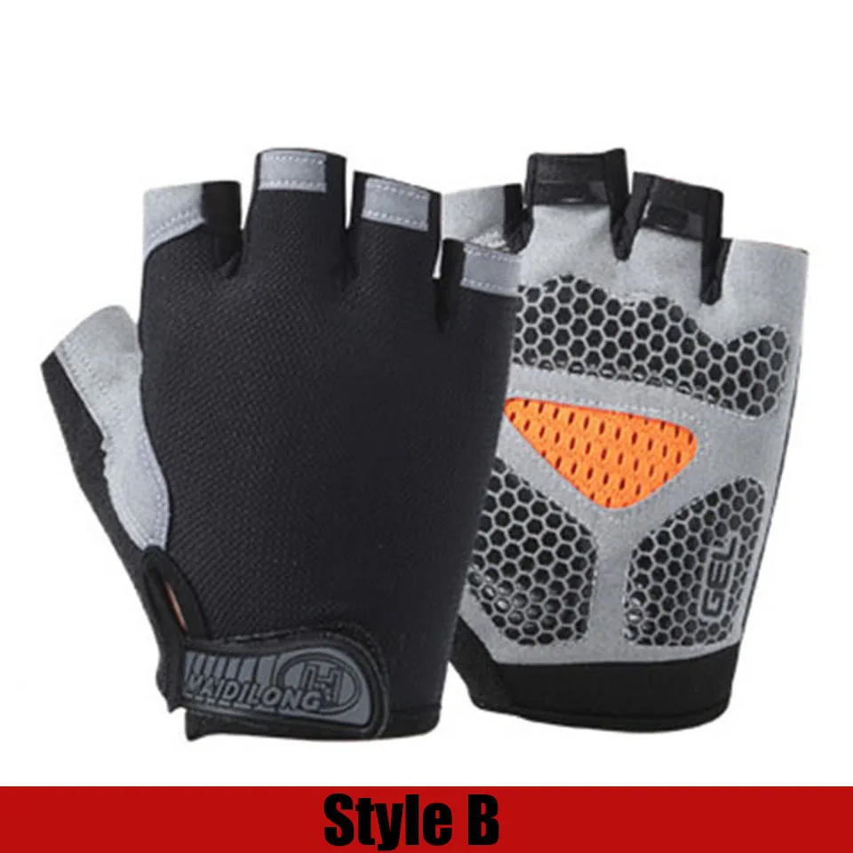 

Silicone anti-slip and sweat-proof cycling gloves men and women half-finger gloves breathable shockproof sports bike gloves d40