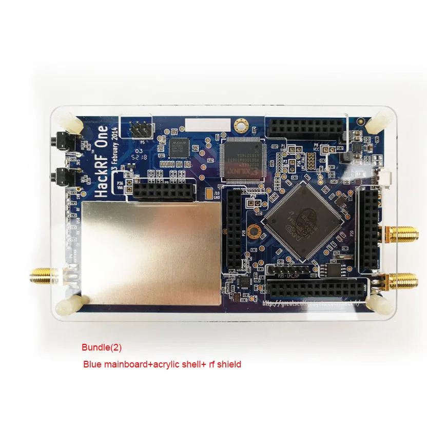 BLUE HackRF один с открытым исходным кодом аппаратная SDR макетная плата 1 МГц-6 ГГц демонстрационная плата и аксессуары - Комплект: BLUE