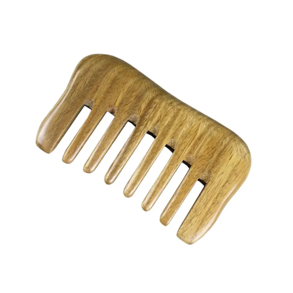

Wooden Hair Comb Scrapping Small Anti-Static Hair Comb for Woman (Length 9.5cm, Thick 1.2cm, Wide 5.7cm)