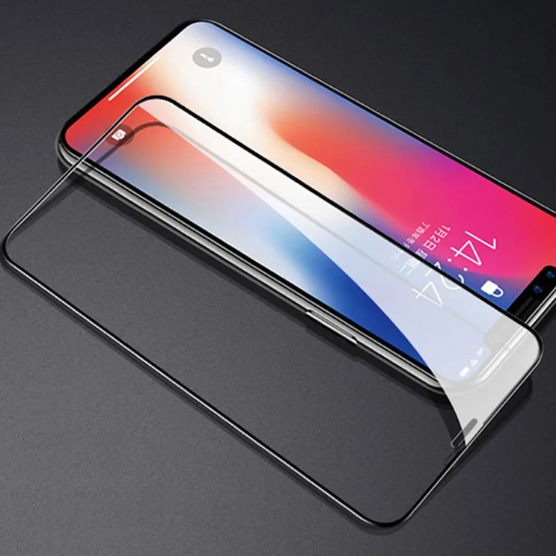 Закаленное стекло с полным покрытием для iphone 11 Pro Max 2019 0 3 мм 9H Защитное экрана X XR Xs