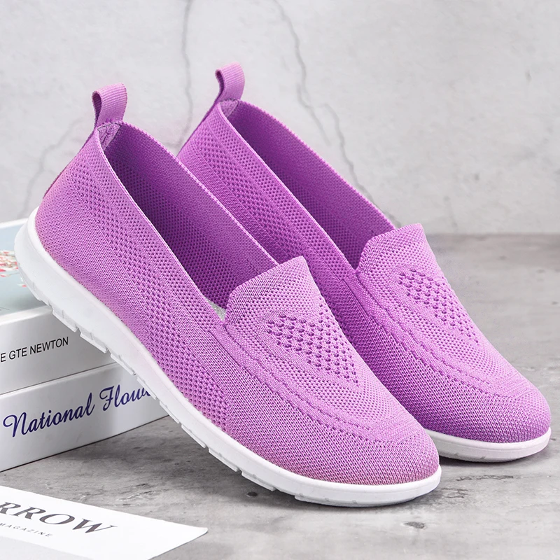 

Woven Elastic Women's Shoes One-foot Lazy Shallow Mouth White Shoes Women 2020 Spring All-match Lazy Shoes...