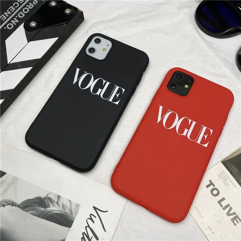 Модный журнал мягкий чехол для iphone 11 pro x xs max xr 8 7 6 6s plus SE 2 силиконовый телефона vogue