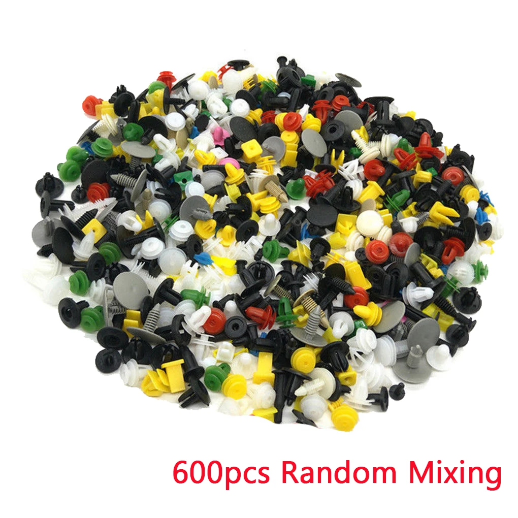

600pieces 30 kinds Universal Mixed Auto Fastener Car Bumper Clips Retainer Car Fastener Rivet Door Panel Liner for All Car