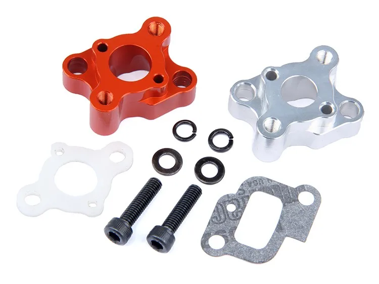 Комплект впускного коллектора CNC для 23 30.5cc газового двигателя Zenoah CY HPI Baja 5b 5t 5sc losi
