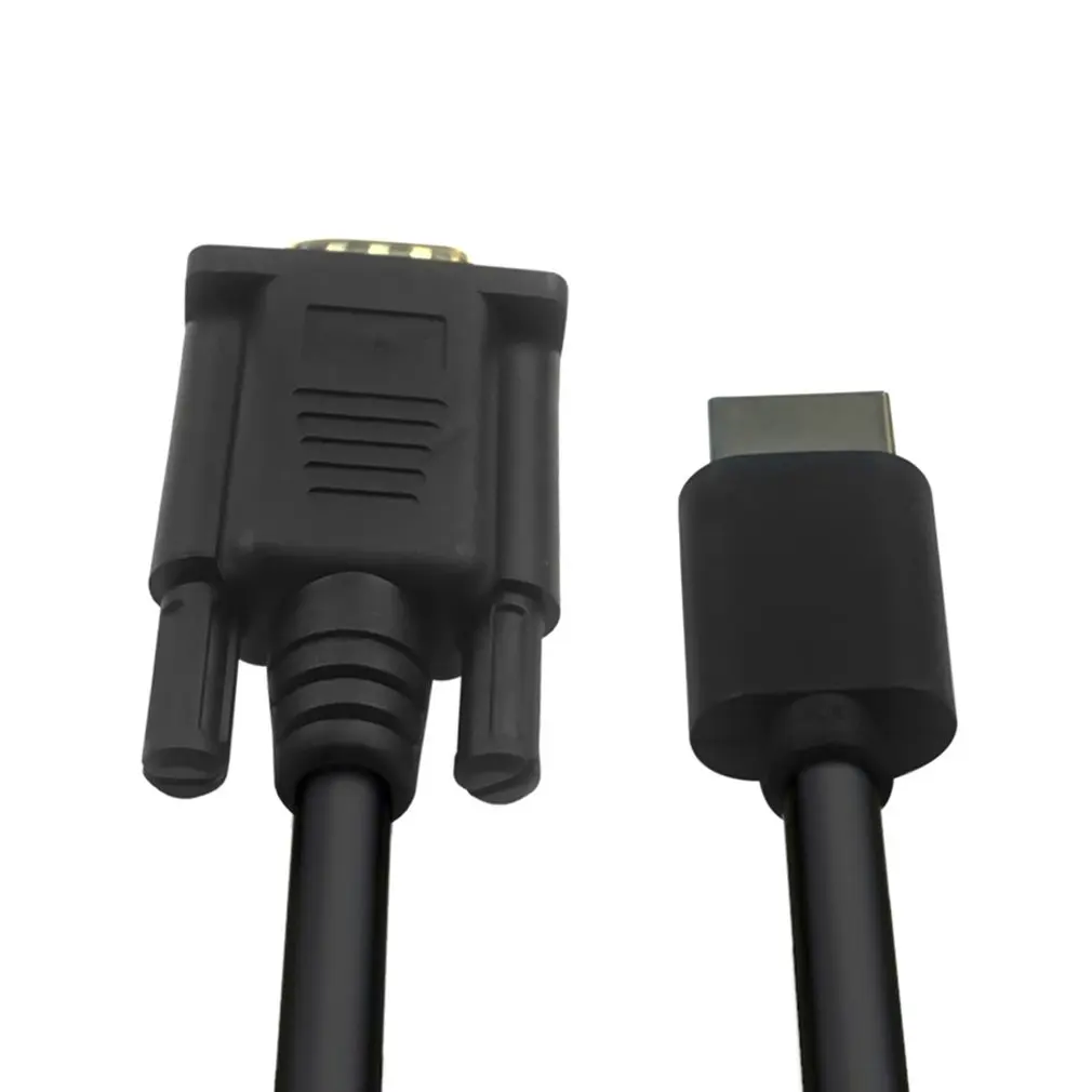 

HDMI-compatible To VGA Cable Audio And Video 1.8 M Drive Free Full System Compatibility Display Projector Connector