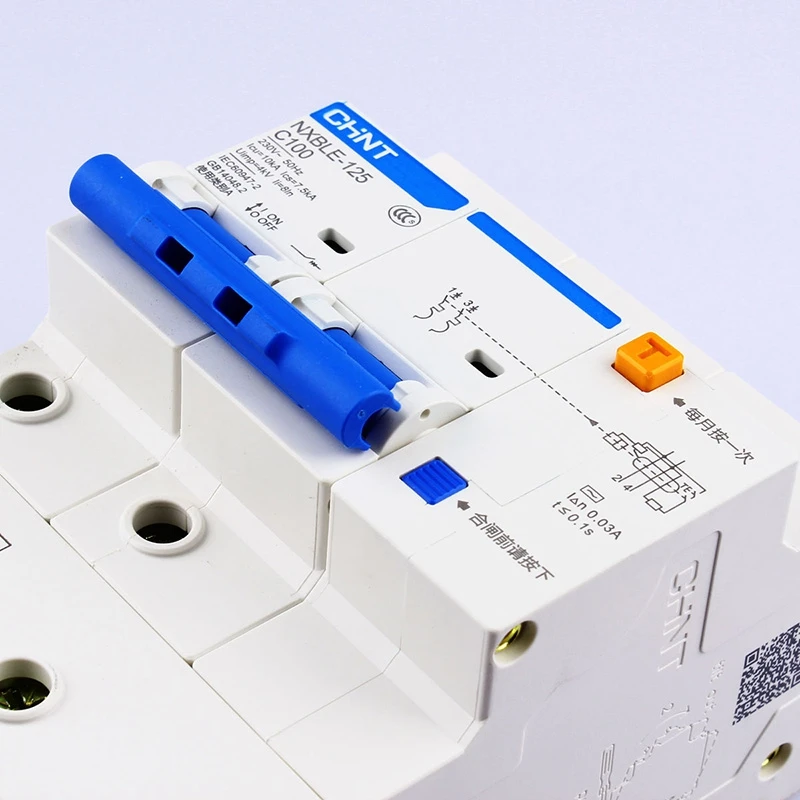 CHINT AC230/400 V NXBLE 125 2P устройство остаточного тока C 63 80 100 125A tyoe защита от перегрузки