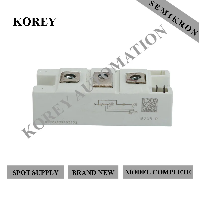 

Ready Stock Brand New 100% SEMIKRON Power Thyristor Module SKKL122/12E SKKL122/16E SKKL131/12E SKKL131/16E